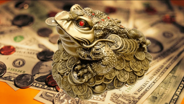 money frog as an amulet of luck