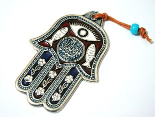 Muslim amulets, hamsa good luck